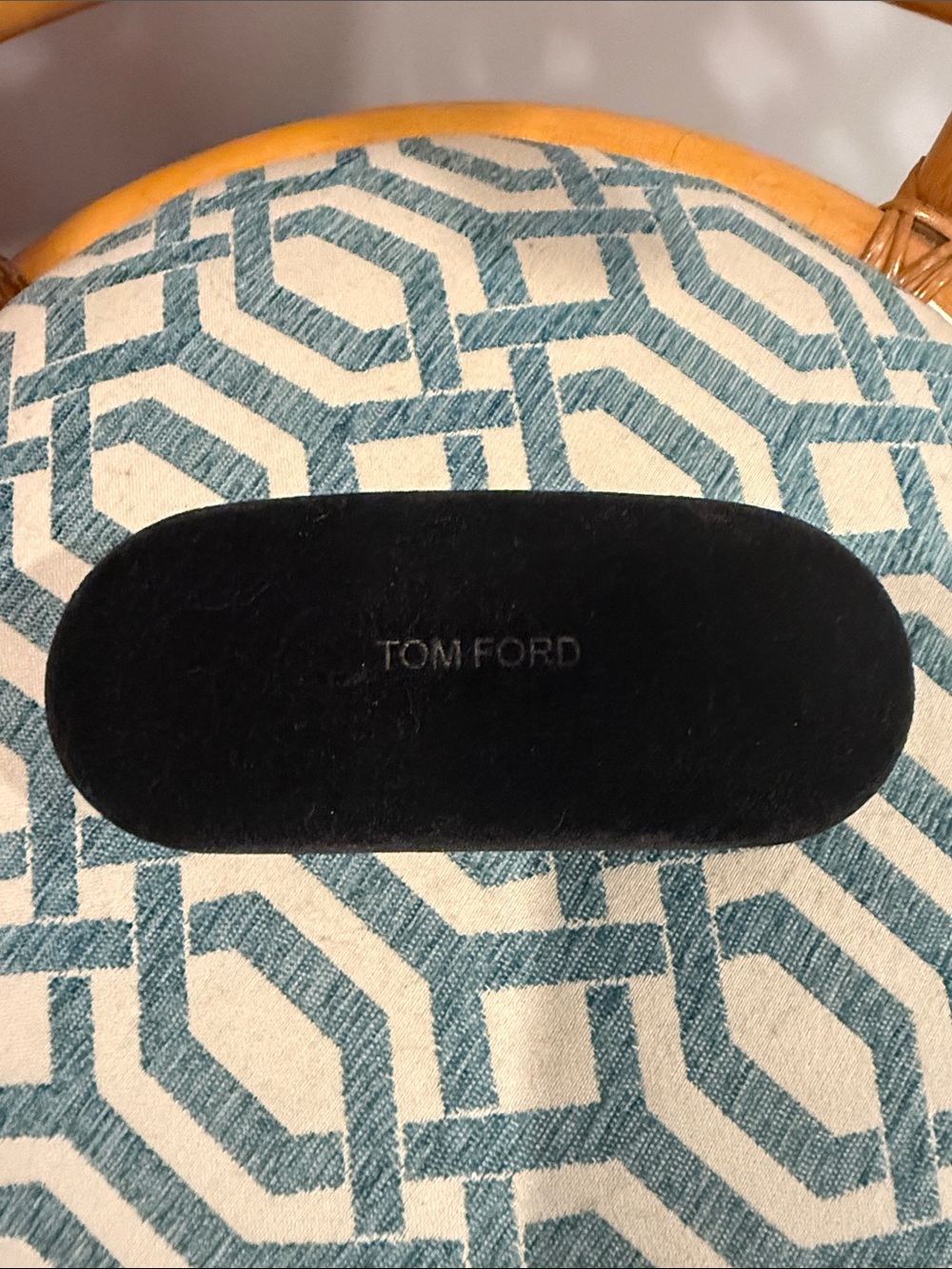 Tom Ford Black Velvet Eyewear Case